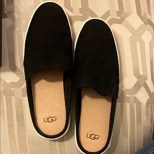 UGG Men's Black Slip-On Loafers